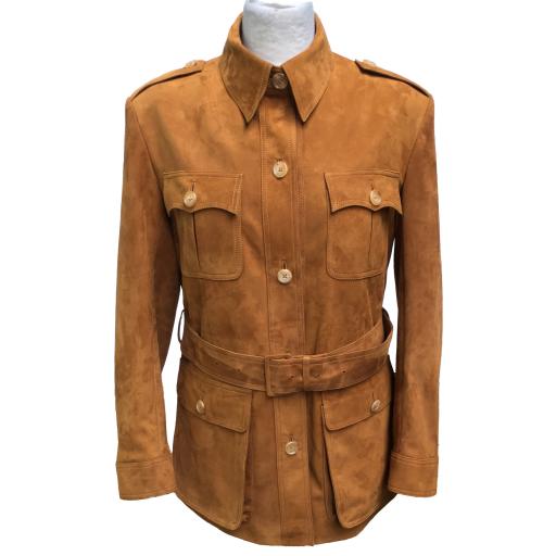 Women's Suede Safari Jacket