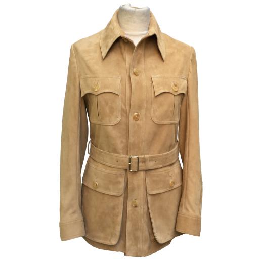 Men's Suede Safari Jacket