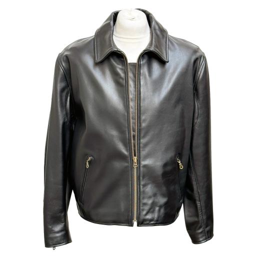 Men's Leather Biker Jacket 2