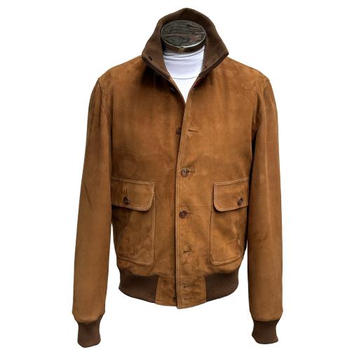 Men’s Suede A1 Bomber Jacket 2