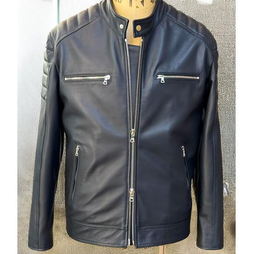 Mens Leather Biker Jacket 6