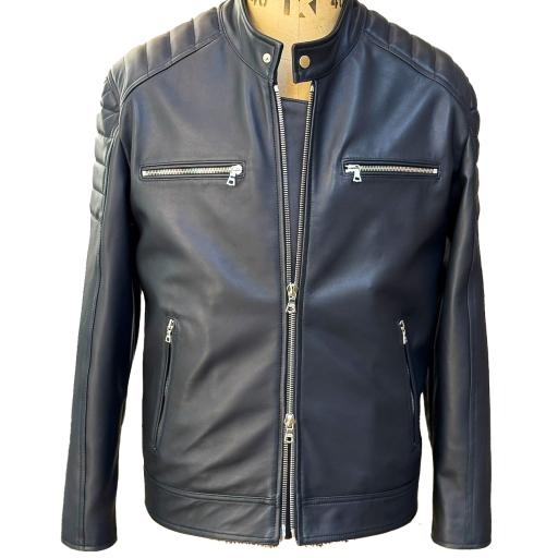Mens Leather Biker Jacket 6