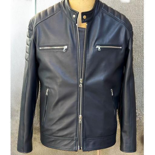 Mens Leather Biker Jacket 6